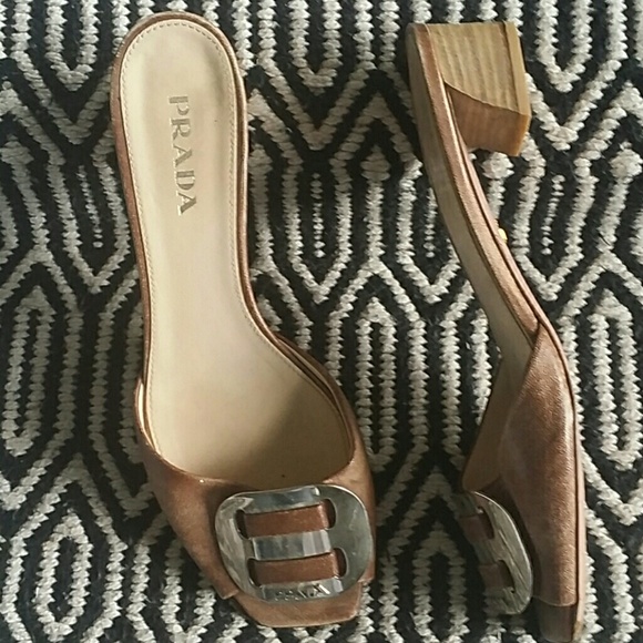 PRADA open toe slide mules - Picture 3 of 6